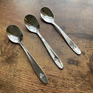 KLM Royal Dutch Airlines x Sola Demitasse Coffee Spoons Set of 3 Stainless Steel